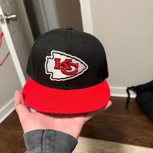 Kansas City Chiefs Snapback Hat | NFL Team Cap | Barely Worn